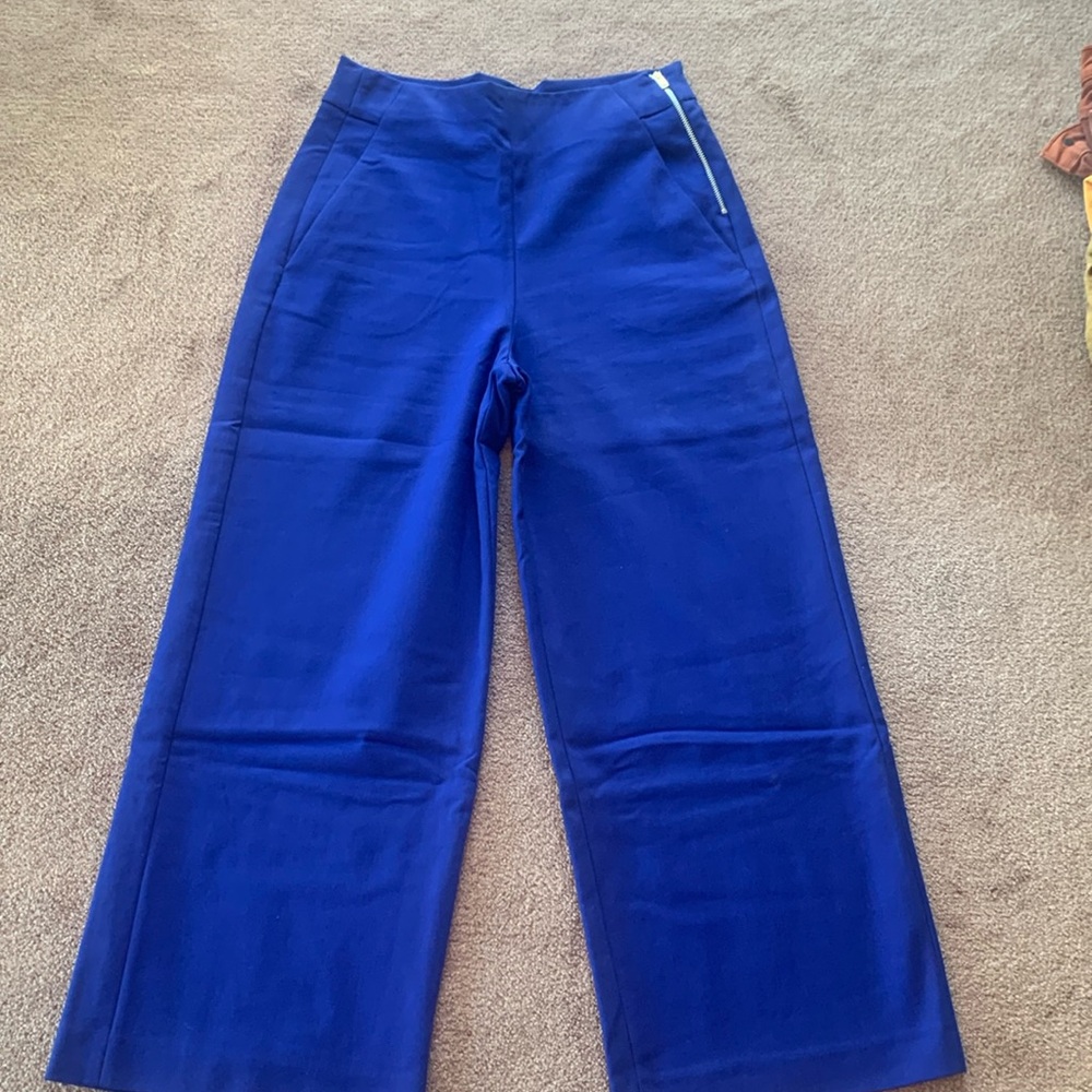 Zara Woman high waisted stretch trouser